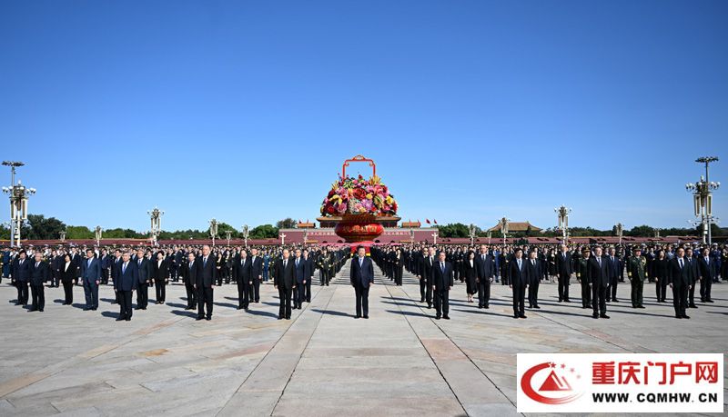 习近平等党和国家领导人出席烈士纪念日向人民英雄敬献花篮仪式(图2)