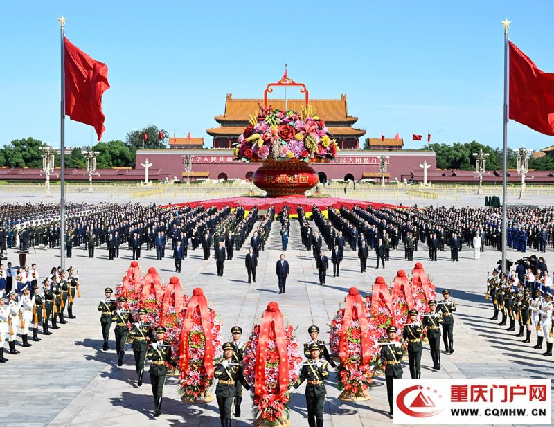 习近平等党和国家领导人出席烈士纪念日向人民英雄敬献花篮仪式(图3)